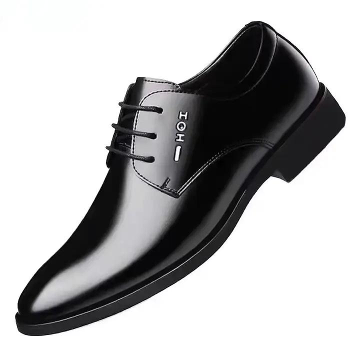 Chaussures Oxford élégantes pour hommes, chaussures sociales de mode masculine, pour mariage et bureau, 2023