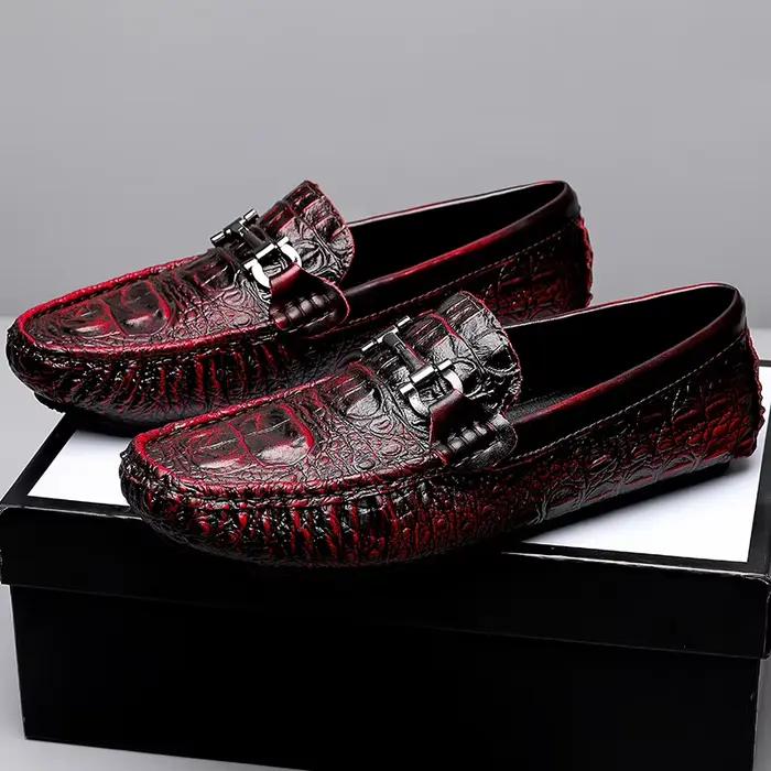 Mocassins en cuir pour hommes