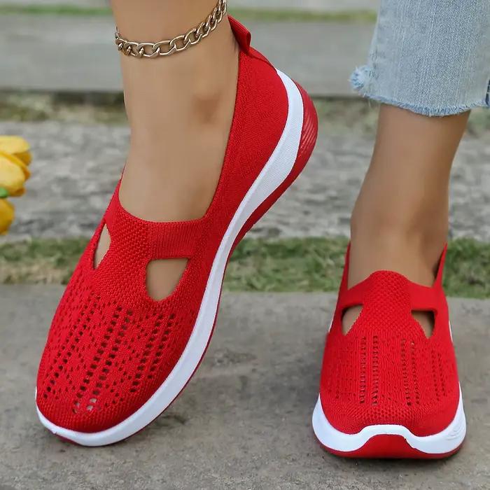 Chaussures de sport décontractées pour femmes en tissu, bout rond, semelles en EVA et PVC, pour occasions décontractées tout au long de l'année