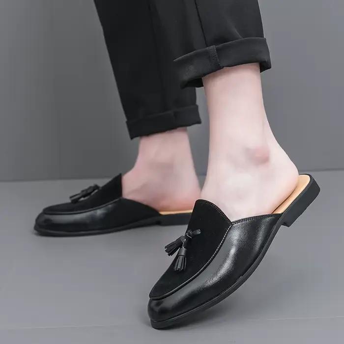 Demi-chaussures blanches pour hommes