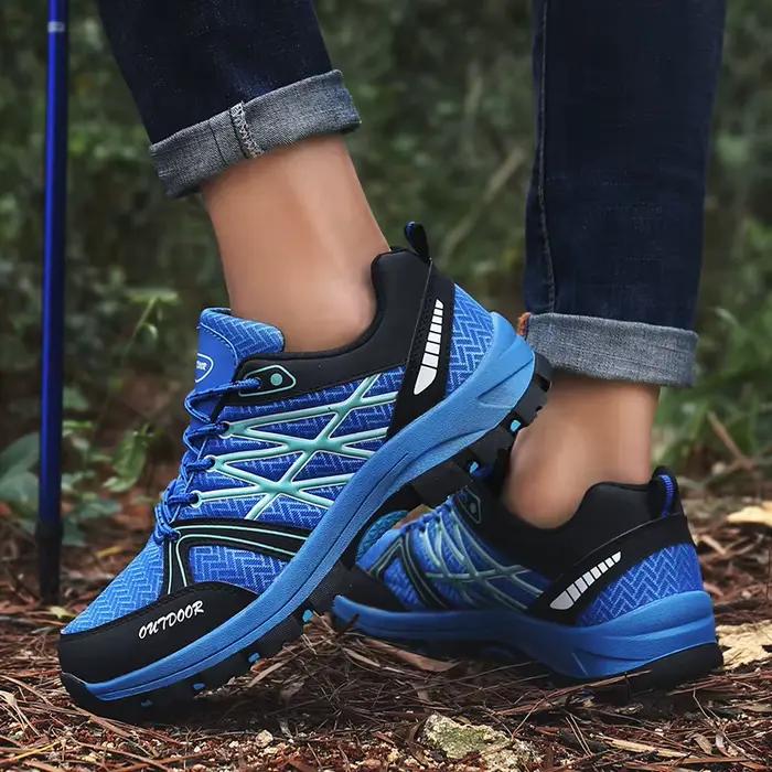 Chaussures de randonnée homme en maille respirante pour plein air chasse pêche montagne équitation sport occasionnellement imperméables et ventilées