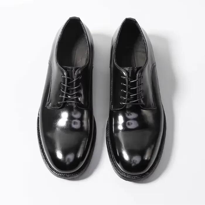 Chaussures Oxford de luxe en cuir de cheval pour hommes-chaussures habillées Goodyear Welt fabriquées à la main pour