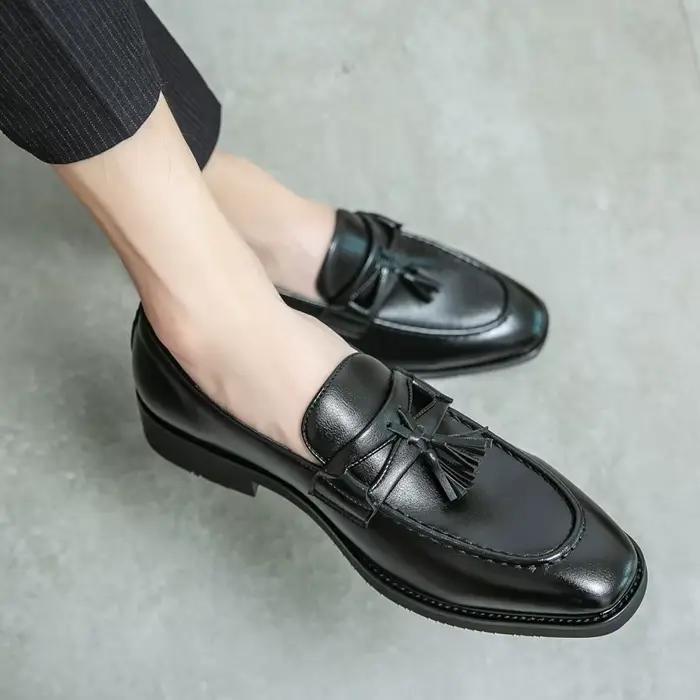 Mocassins de luxe en cuir pour hommes