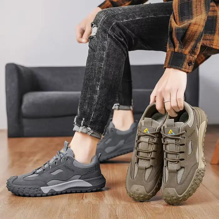 Baskets pour hommes de haute qualité à semelles épaisses