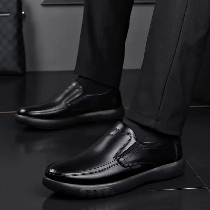 Mocassins souples en cuir PU pour hommes