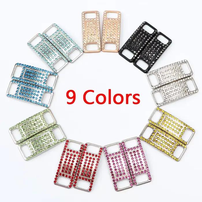 Boucles de lacets en métal pour chaussures personnalisation bijoux accessoires charmes décoration chaussures fille cadeau occasion spéciale