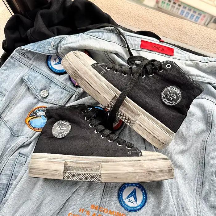 Chaussures décontractées en toile pour hommes