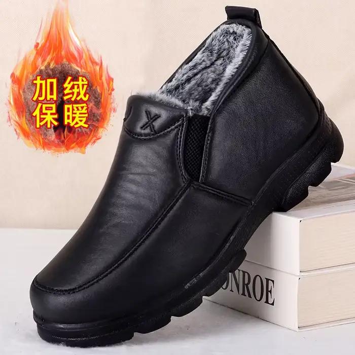 Bottes hommes neige en plein air chaussures pour hommes bottes d'hiver pour hommes bottines de randonnée chaussures pour hommes imperméables chaussures de travail chaussures