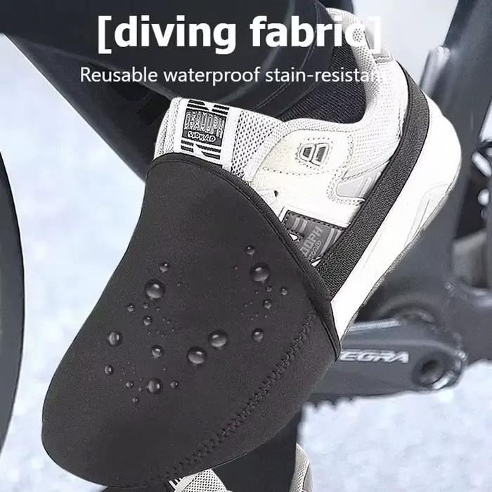 1 paire de couvre-chaussures de cyclisme, couvre-chaussures de vélo de route et vtt, imperméable et chaud, couvre-chaussures de protection, couvre-chaussures de vélo d'hiver