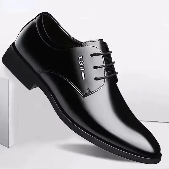 Chaussures Oxford élégantes pour hommes, chaussures sociales de mode masculine, pour mariage et bureau, 2023