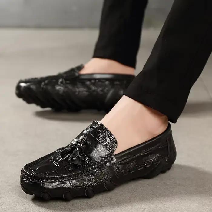 Mocassins de luxe pour hommes chaussures décontractées