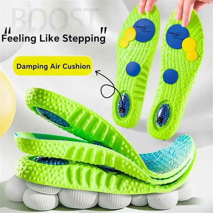 Semelles intérieures de sport à absorption des chocs pour hommes et femmes