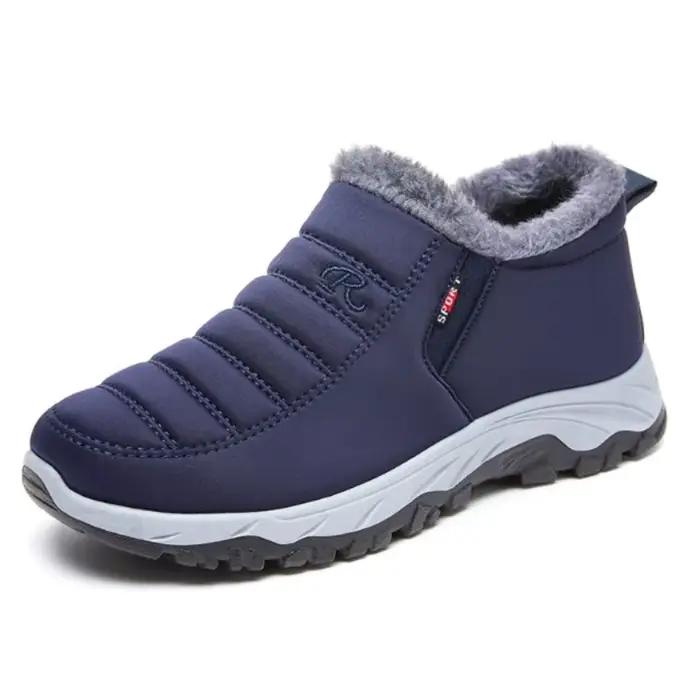 ​ Chaussures pour hommes automne hiver décontracté coton chaud résistant à l'usure semelle épaisse abordable livraison