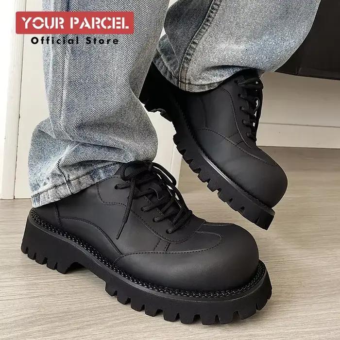 Chaussures derby en cuir véritable pour homme occasion décontractée haut de gamme design original tendance printemps automne