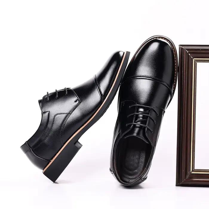 Chaussures simples décontractées d'affaires de grande taille pour hommes