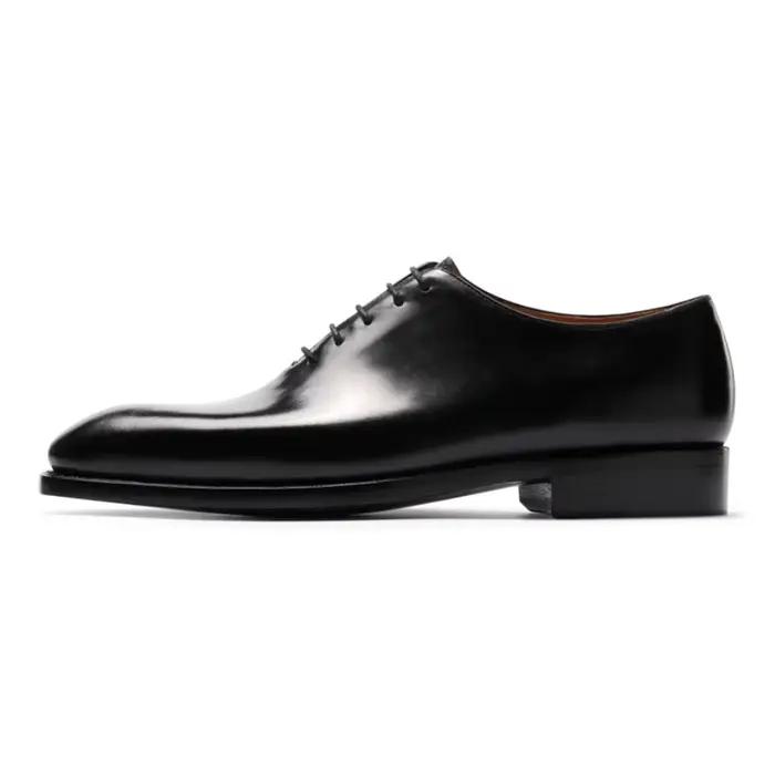 Chaussures habillées Oxford en cuir pleine fleur pour hommes