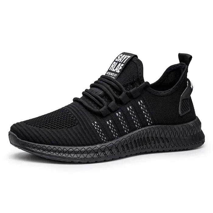 Baskets légères pour hommes, chaussures décontractées respirantes, semelles en caoutchouc et latex, idéales pour l'automne et le printemps, baskets confortables et durables pour homme