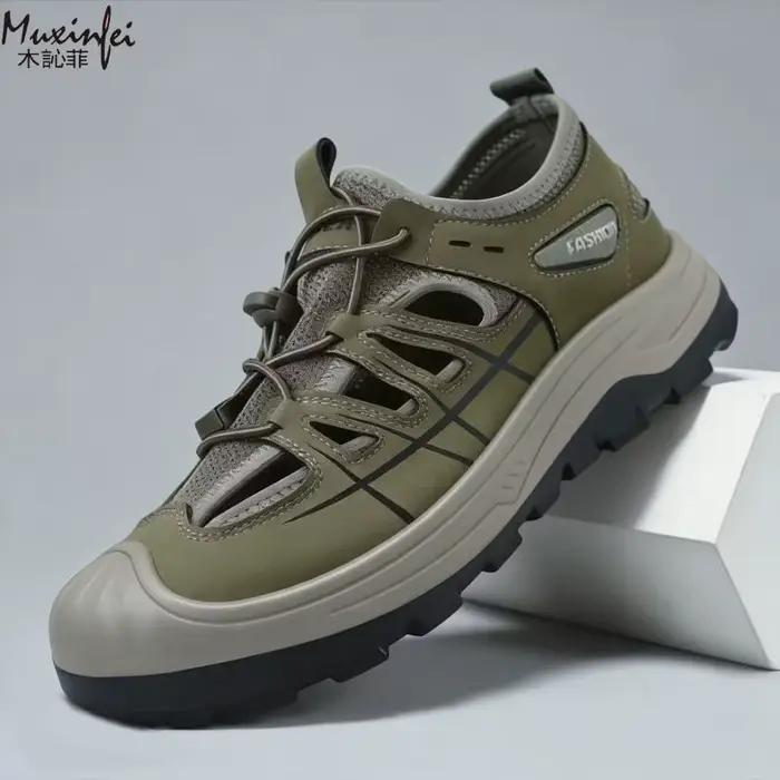 Nouvelles sandales pour hommes 2026 – Chaussures d'été antidérapantes et résistantes à l'usure pour la plage et le trail