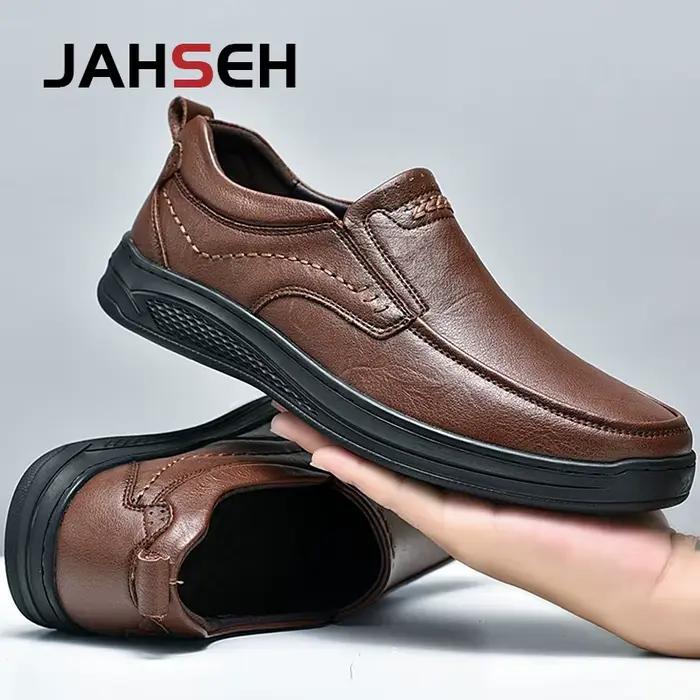Chaussures en cuir véritable pour hommes