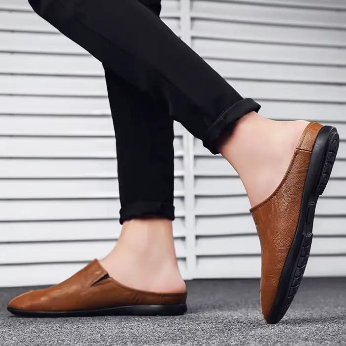 Mocassins en Cuir group pour Homme
