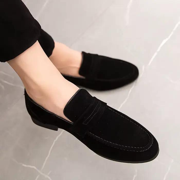 Chaussures Oxfords en Cuir Suédé pour Homme