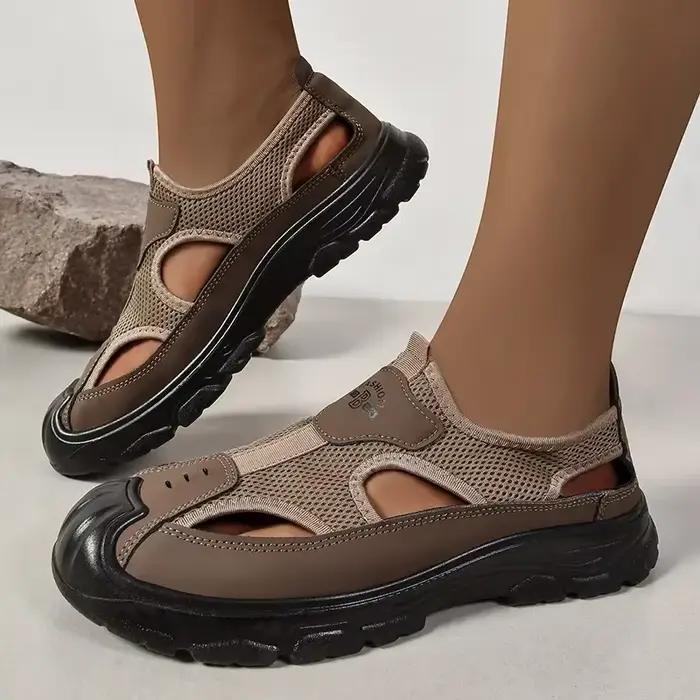 2025 sandales respirant hommes chaussures maille en plein air