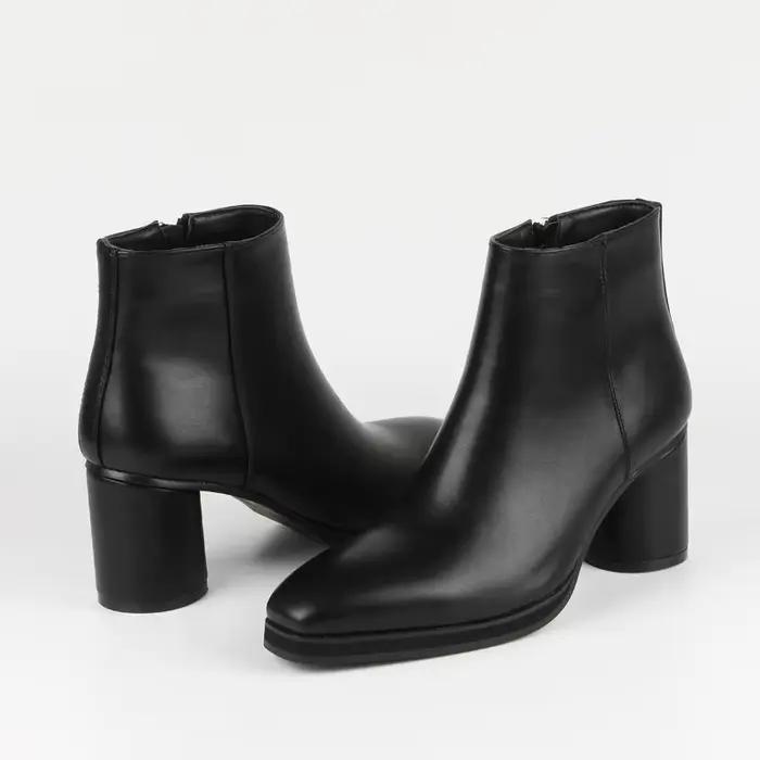 Bottines Chelsea de haute qualité pour hommes, bottines d'affaires noires à la mode, bottines classiques à talons hauts de Style britannique