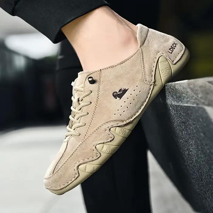 Chaussures décontractées en cuir pour hommes
