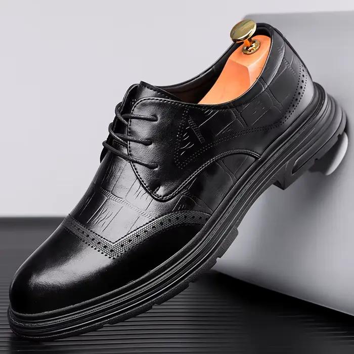 Chaussures habillées d'affaires pour hommes de marque haut de gamme