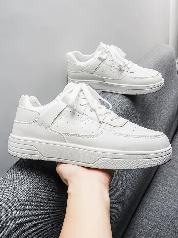 Chaussures de sport tendance pour hommes basse à lacets style scolaire et streetwear idéales pour le skate et la vie quotidienne occasions spéciales