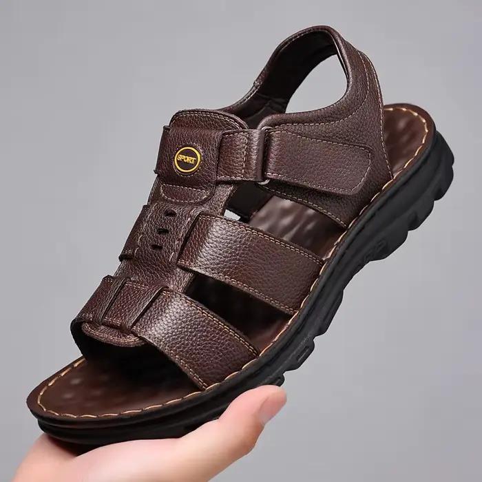 Sandales en Cuir group pour Homme