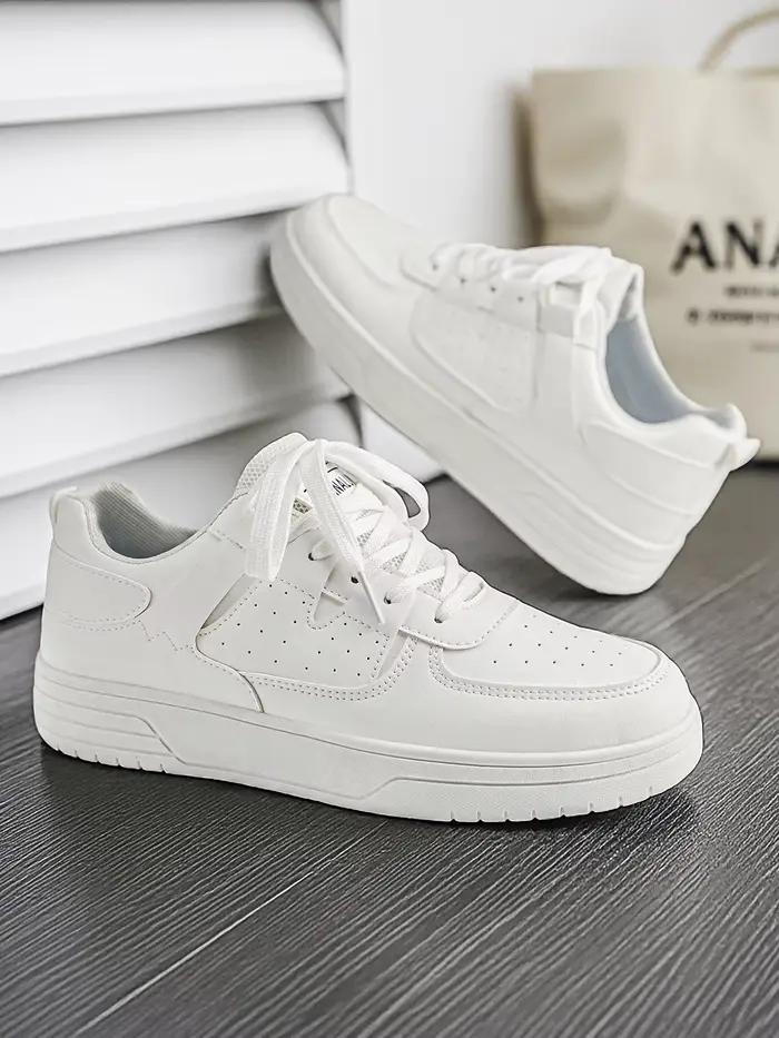 Chaussures de sport tendance pour hommes basse à lacets style scolaire et streetwear idéales pour le skate et la vie quotidienne occasions spéciales
