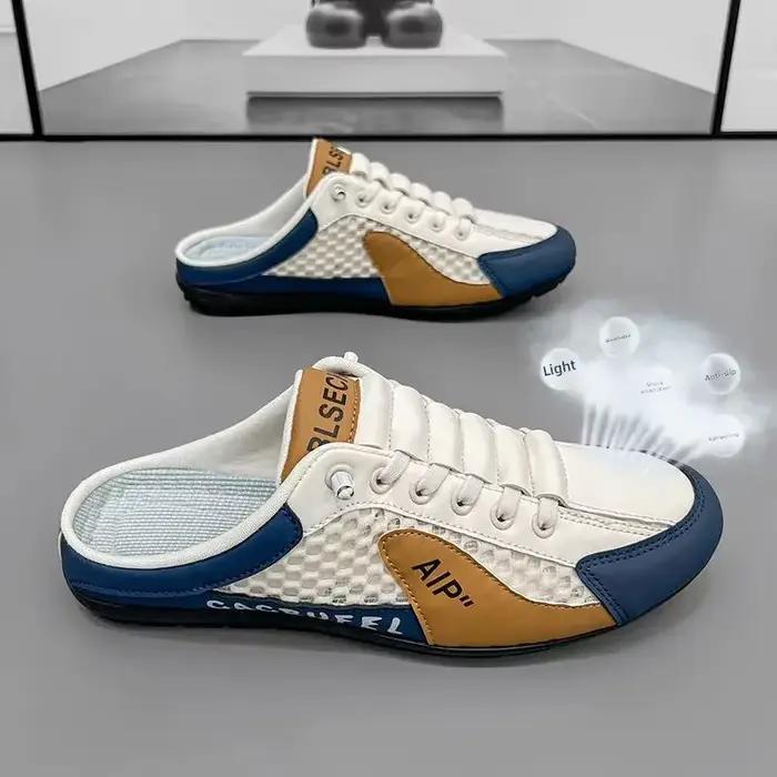 Chaussures de sport décontractées à lacets pour hommes