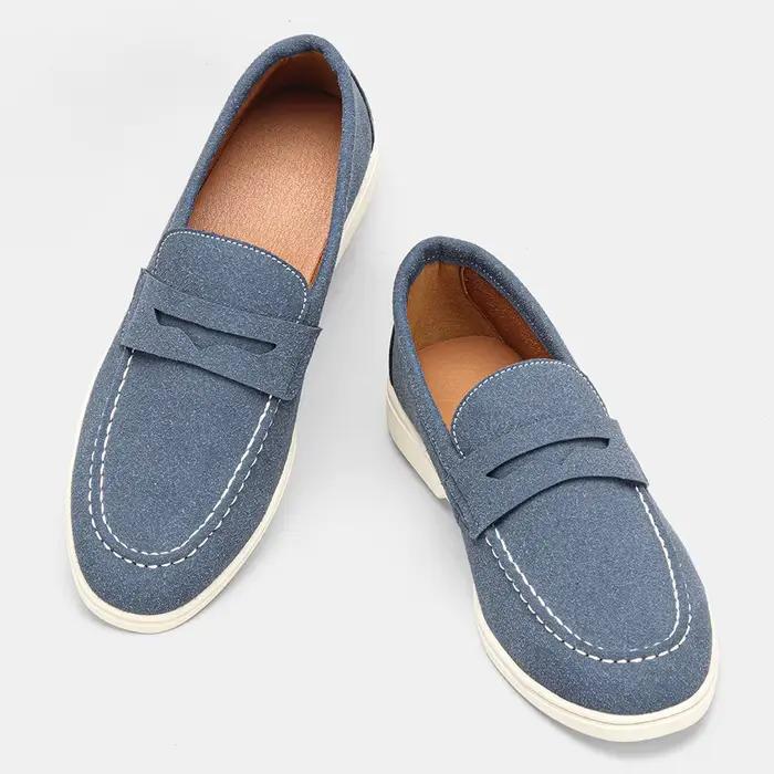 Chaussures plates pour hommes, mode, respirantes, confortables, chaussures d'été pour hommes