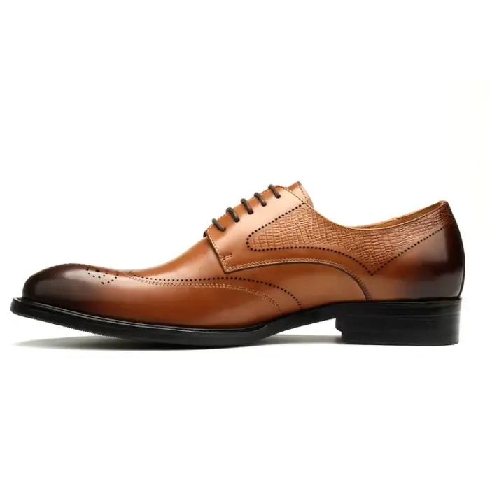 Chaussures habillées Derby Brogue Oxford homme style anglais élégantes pour bureau et carrière occaions spéciales