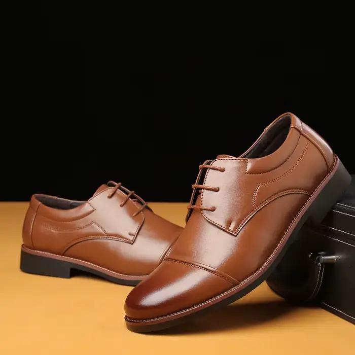 Chaussures simples décontractées d'affaires de grande taille pour hommes