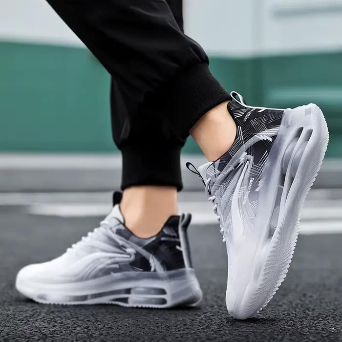 Chaussures de basket-ball à la mode pour hommes, confortables, respirantes et antidérapantes, adaptées aux activités de plein air et occasions spéciales
