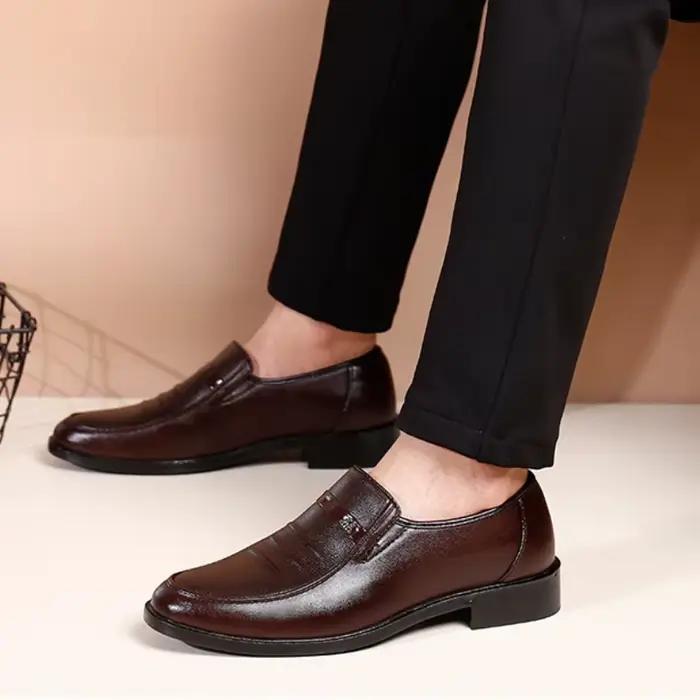 Chaussures en cuir pour hommes d'affaires