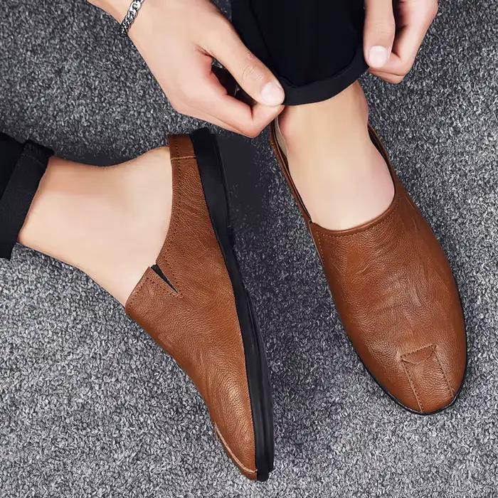 Mocassins en Cuir group pour Homme