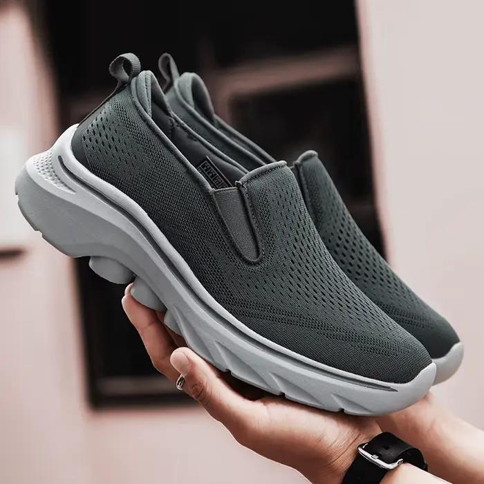 Chaussures de marche pour hommes automne nouveaux personnes âgées grande taille léger antidérapant quotidien