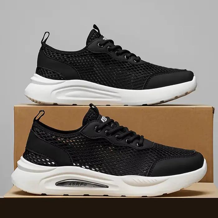Chaussures de sport d'été pour homme en tissu, tendance et décontractées, idéales pour les activités outdoor et les sorties estivales