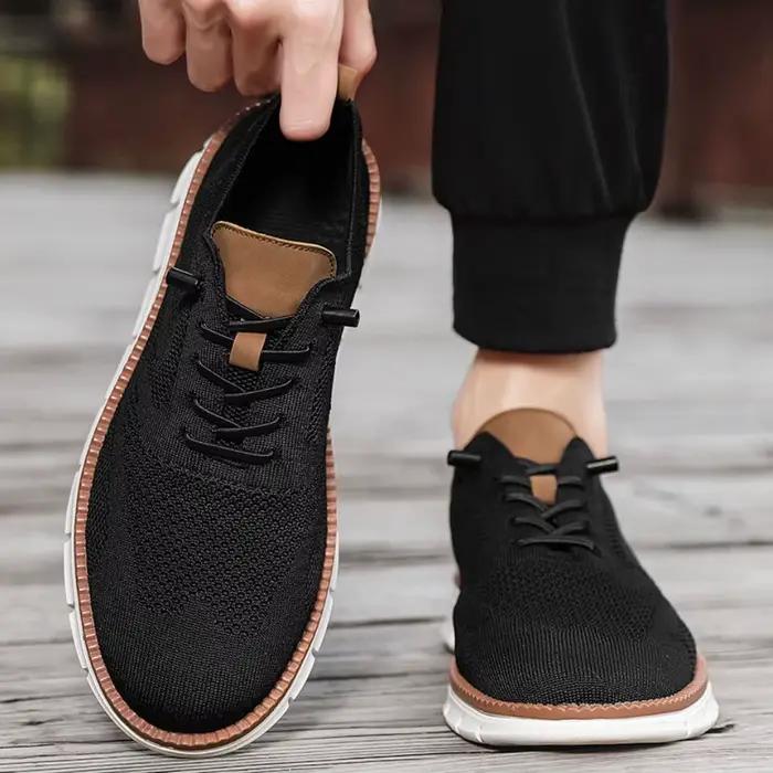 Hommes chaussures décontractées brise élégant Oxfords mode formelle affaires urbaines respirant