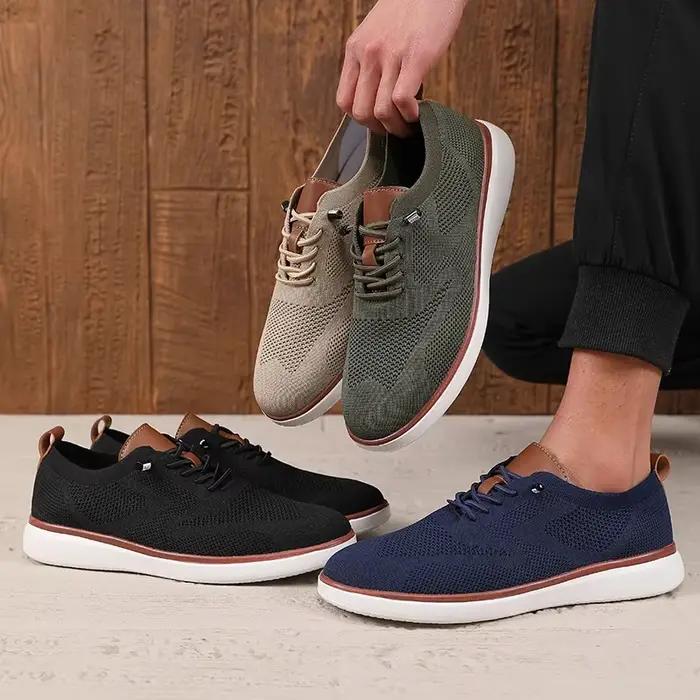 Chaussures de sport pour hommes à la mode Avant Garde maille tricotée respirant apparence tendance