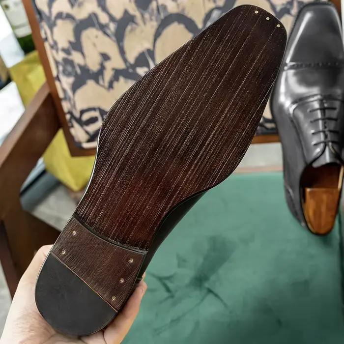 Hanmce Oxford-Chaussures Respirantes en Cuir group pour Homme, Vernies, à la Mode, 2025