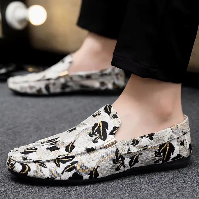 ELUVA mocassins hommes chaussures confortables été respirant antidérapant léger chaussures de marche hommes conduite chaussures plates décontractées baskets