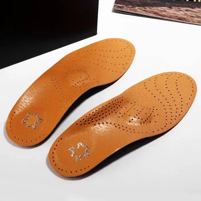 Semelle intérieure orthopédique en cuir