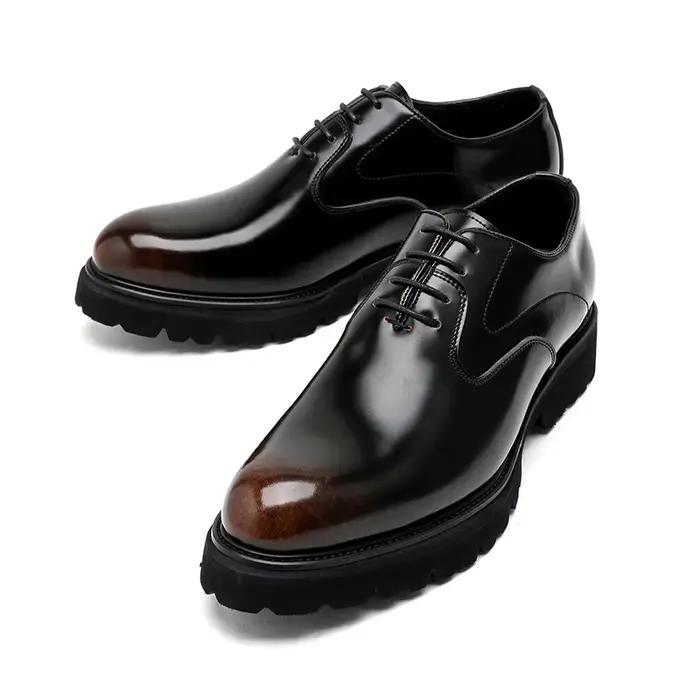 Chaussures en cuir pour hommes en cuir véritable grande taille chaussures de haute qualité chaussures formelles de créateur chaussures décontractées mode affaires