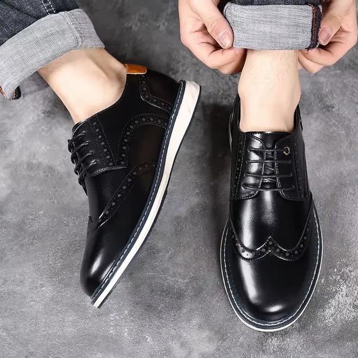 Chaussures formelles LEOSOXS homme en cuir unité centrale pour occasions spéciales et usage quotidien