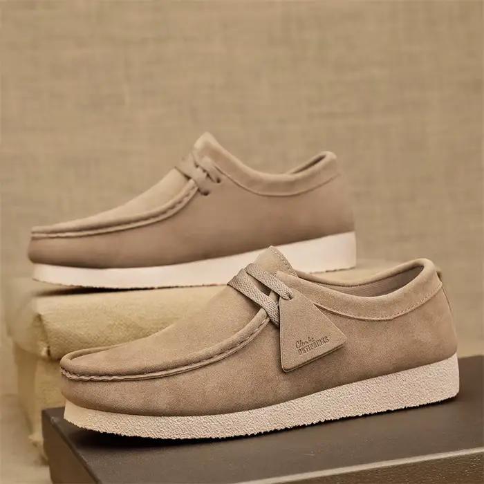 Nouvelle Arrivée Chaussures Décontractées Vintage pour Hommes, Baskets de Luxe en Daim à Enfiler, Chaussures Bateau Confortables pour Hommes, Chaussures Homme