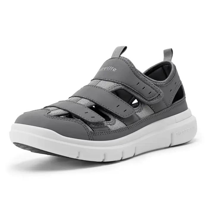 Sandales FitVille élargies pour hommes antidérapantes, semelle en EVA, confort pour diabétiques, antidouleur, grandes largeurs, décontractées, pour promenade et famille